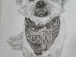 White dog commission